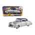 Motormax Get Low Series Diecast Scale Model – 1950 Chevy Bel Air Lowrider Silver Metallic with Blue Metallic Top - Scale 1:24