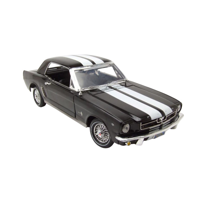Motormax Ford Mustang ( Hardtop ) Black 1964 1:18 Scale Diecast Car