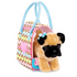 PUCCI PUPS - ZIGZAG PRINT BAG W/PUG PUP