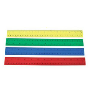 Stationery Ruler 30cm Plastic