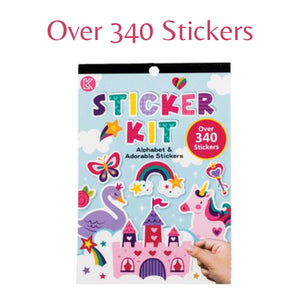 Sticker Kit - Unicorn Over 340 Stickers