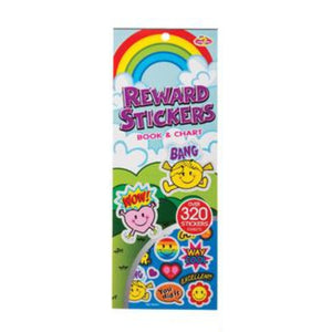 Teacher Reward Sticker Pad - 320 Rainbow Stickers