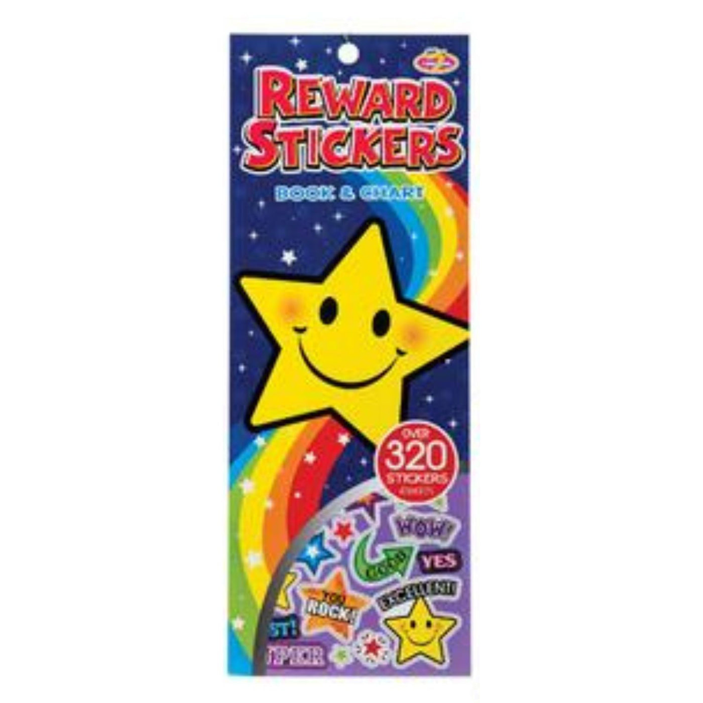 Teacher Reward Sticker Pad 320 Star Stickers