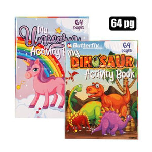 Unicorn Book Activity & Puzzle 64 Pages