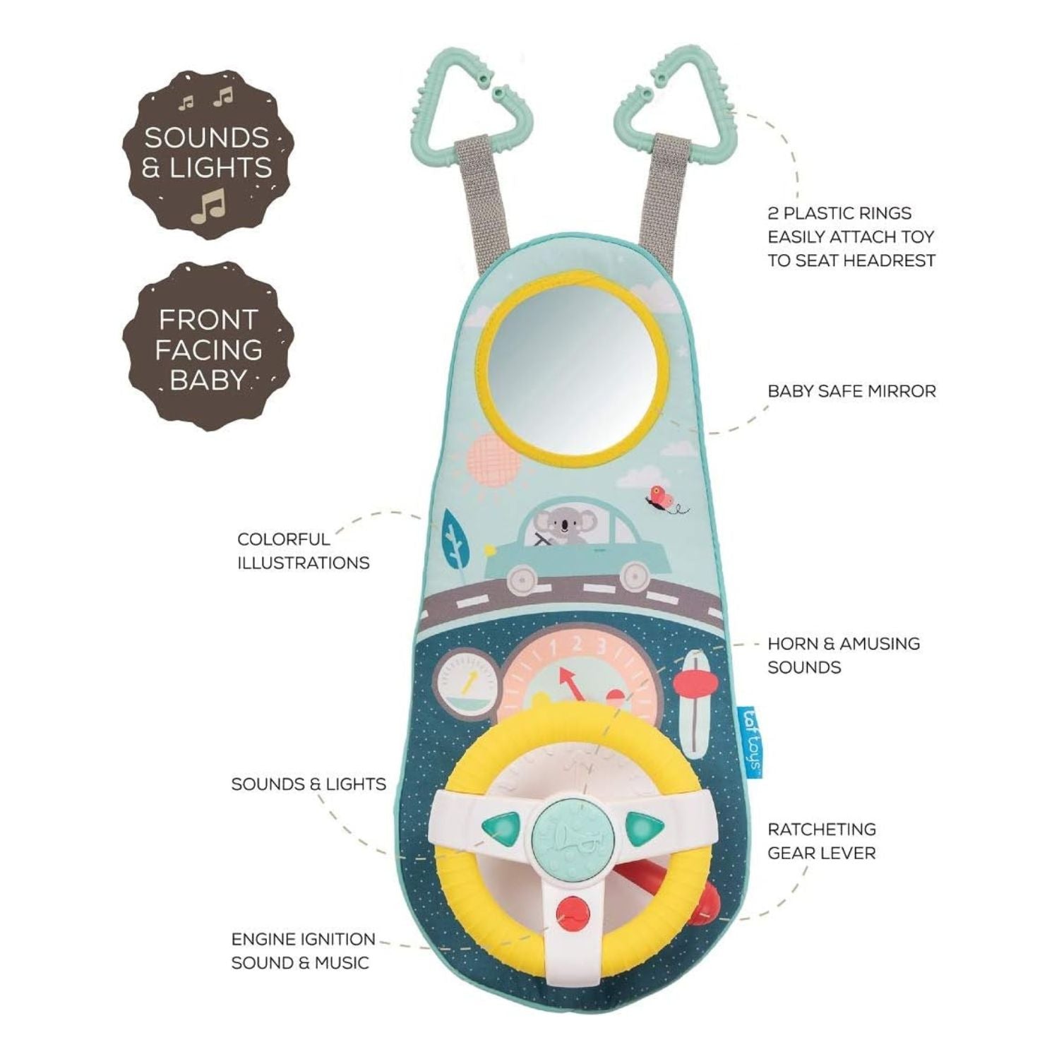 Taf Toys Koala car wheel toy