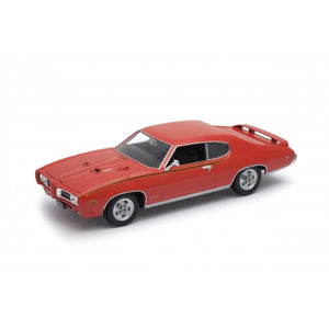Welly 1969 Pontiac GTO Orange Scale 1:24