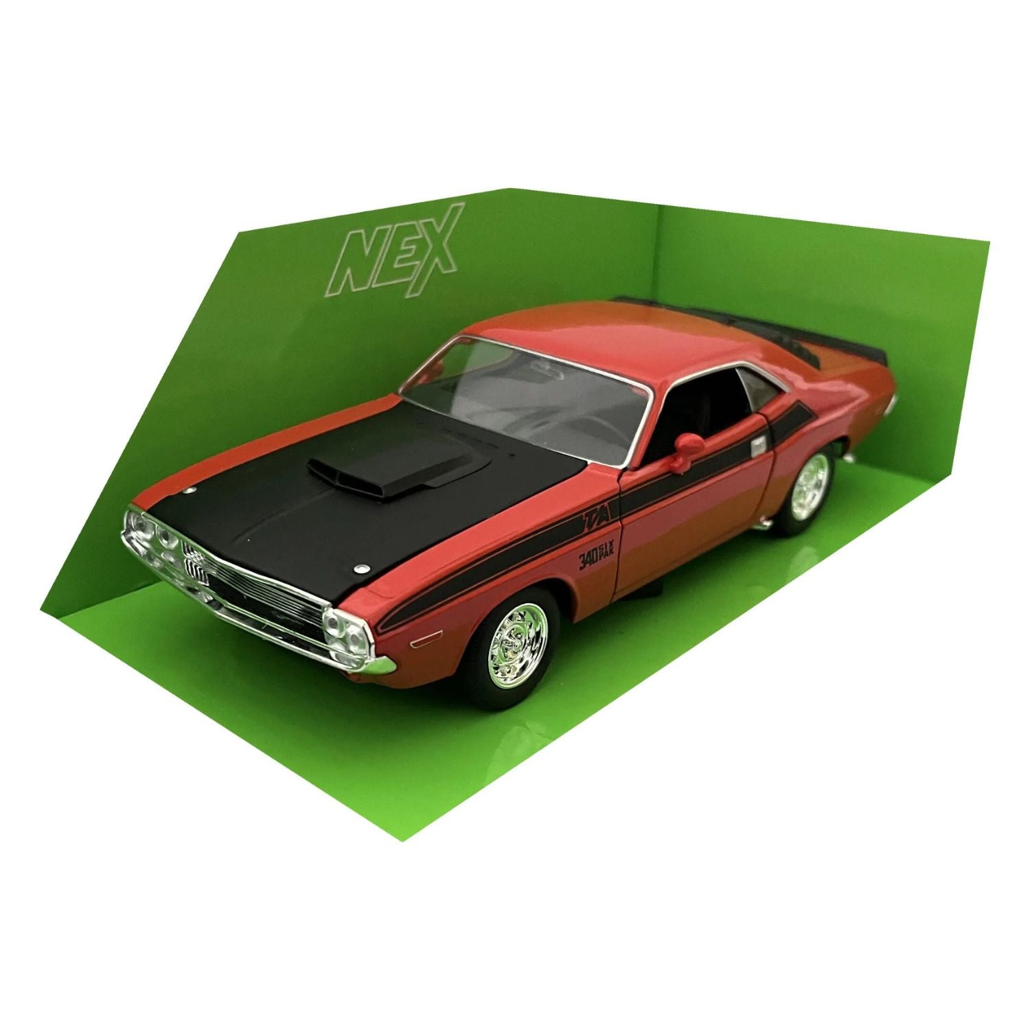 Welly 1970 Dodge Challenger T/A Red Scale 1:24