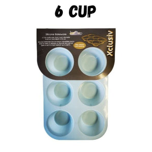 Xclusiv Silicone Muffin Pan - 6 Cup