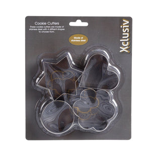 Xclusiv Stainless Steel Cookie Cutters
