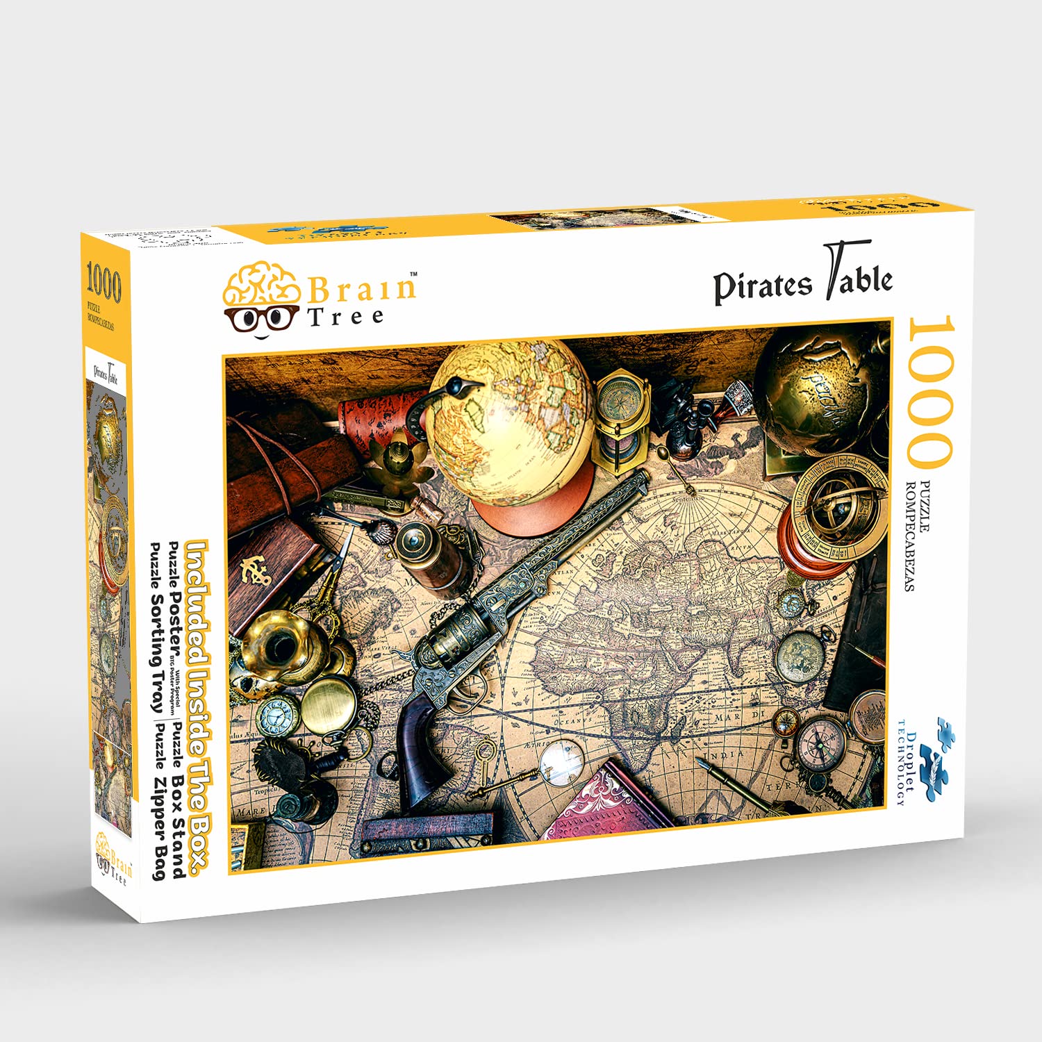 Brain Tree 1000 Pce Puzzle - Pirates Table