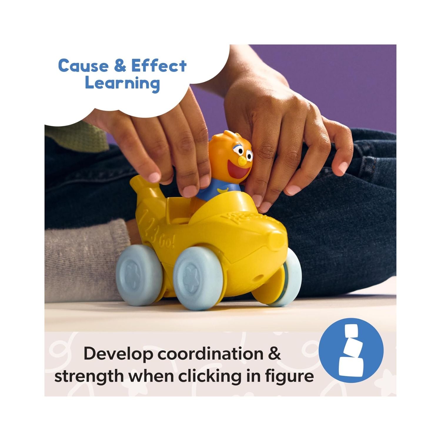 Melissa & Doug Ms Rachel Herbie 1-2-3 Roll! Vehicle