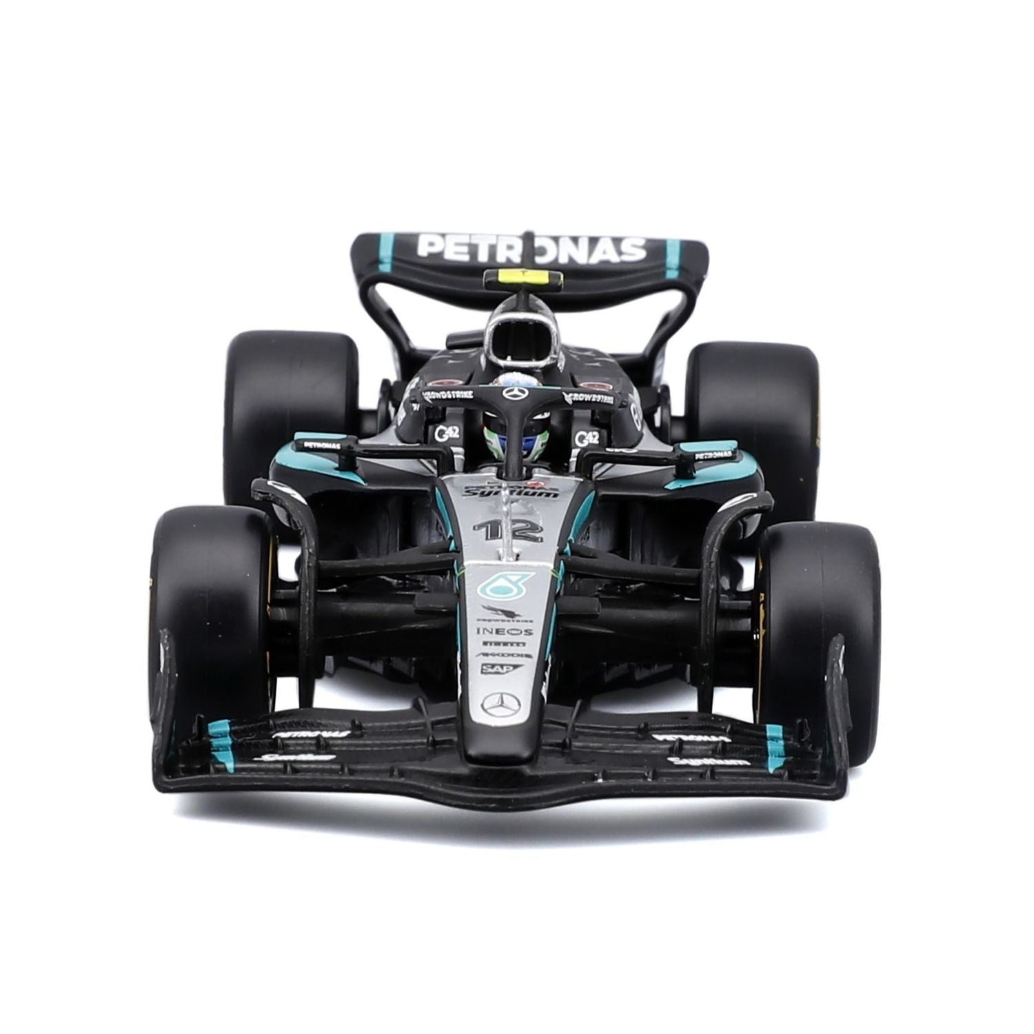 Bburago 1/43 Mercedes-AMG F1 W16 2025 with Collectors Hard Case #12 Kimi