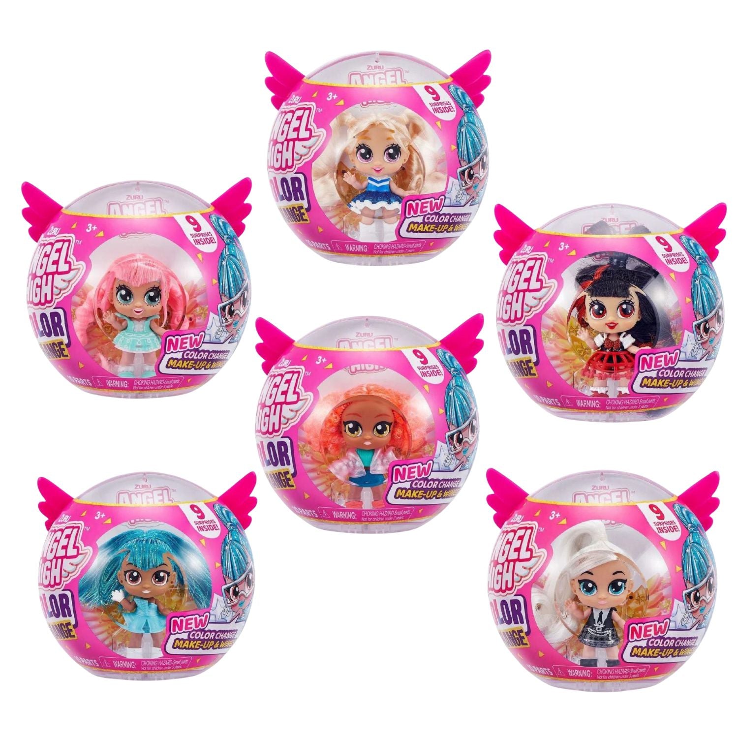 Zuru Itty Bitty Prettys Angel High Series 2 Blind Box - 6 Pack