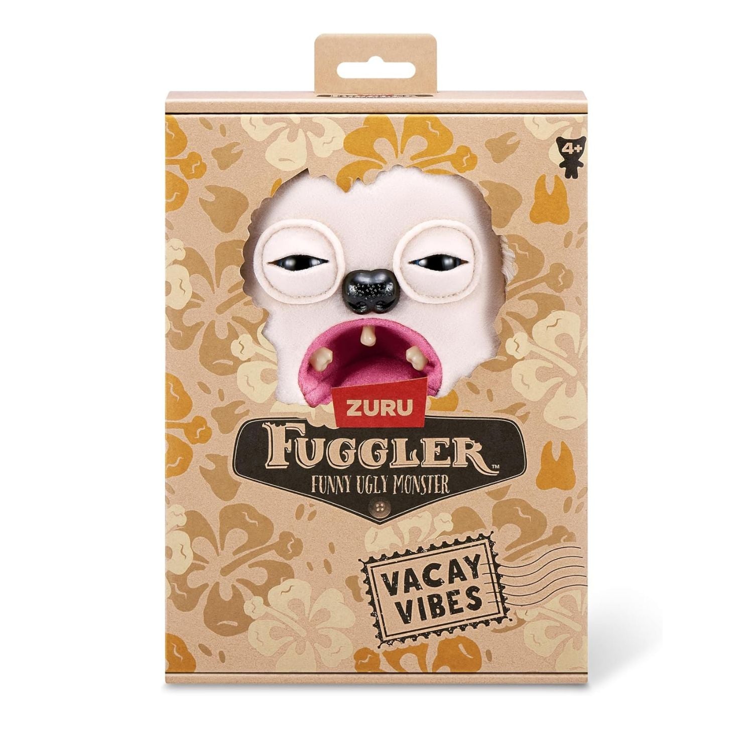 Fuggler Vacay Vibes by ZURU, Funny Ugly Monster - Hedge Grog - Cream