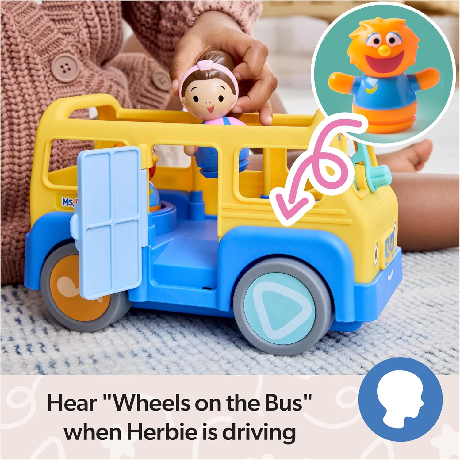 Melissa & Doug Ms Rachel Wheels on the Bus (Vehicle)