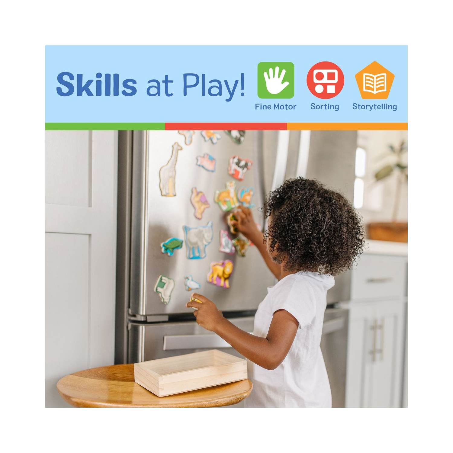 Melissa & Doug Wooden Animal Magnets