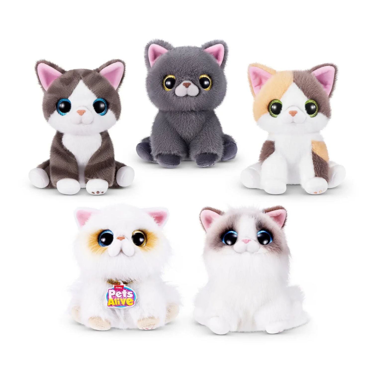 ZURU Pets Alive Smitten Kittens Series 2 Interactive Plush Mystery Capsule Toy