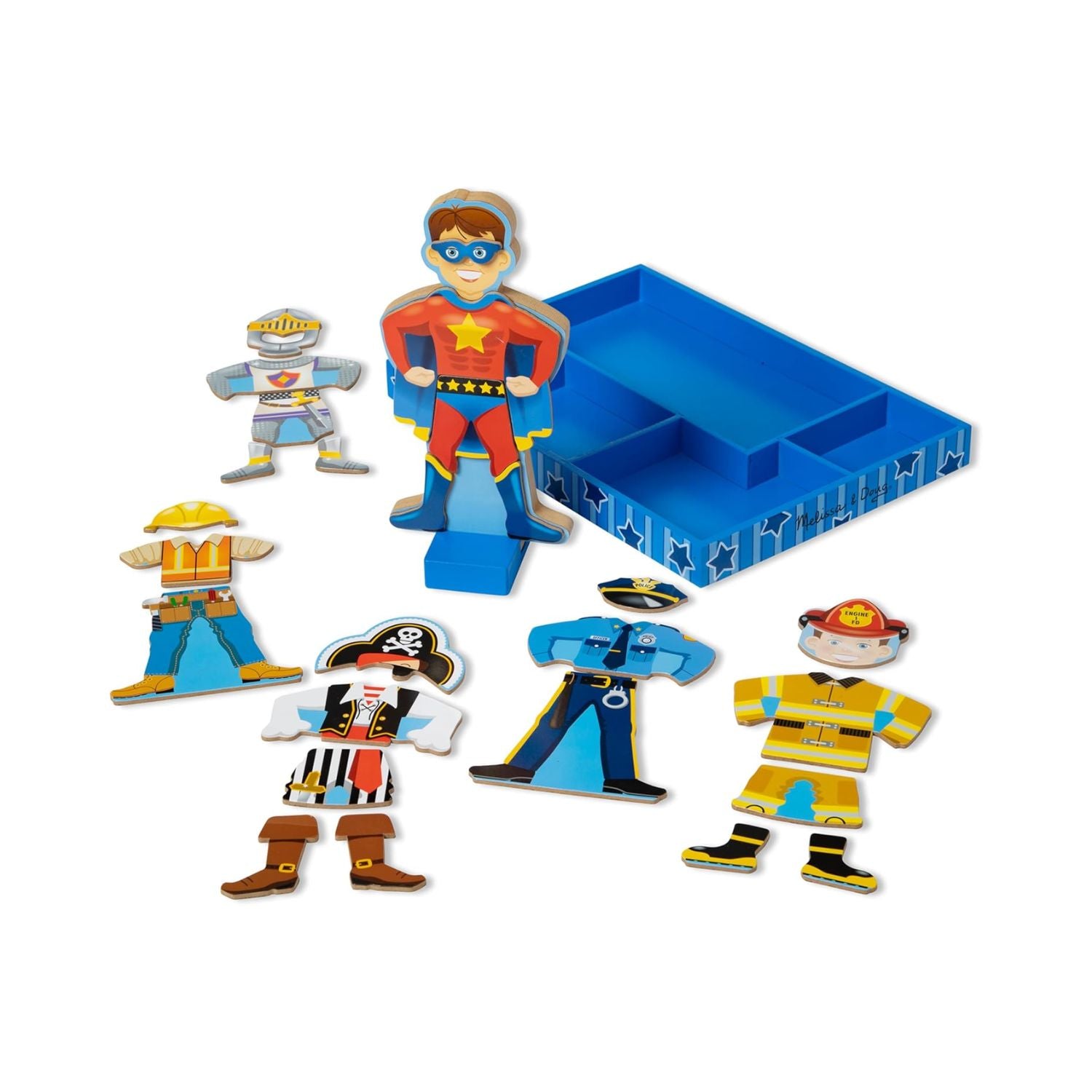Melissa & Doug Billy Magnetic Wooden Dress-Up Doll