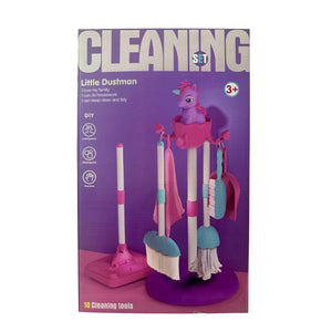 Little Dustman, Sweep, Mop Cleaning Set - Unicorn