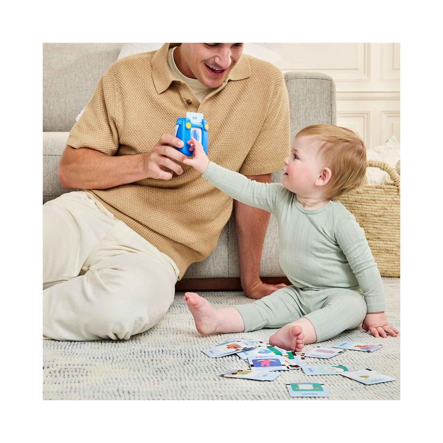 Melissa & Doug Ms. Rachel Official First Words Talking Flash Cards