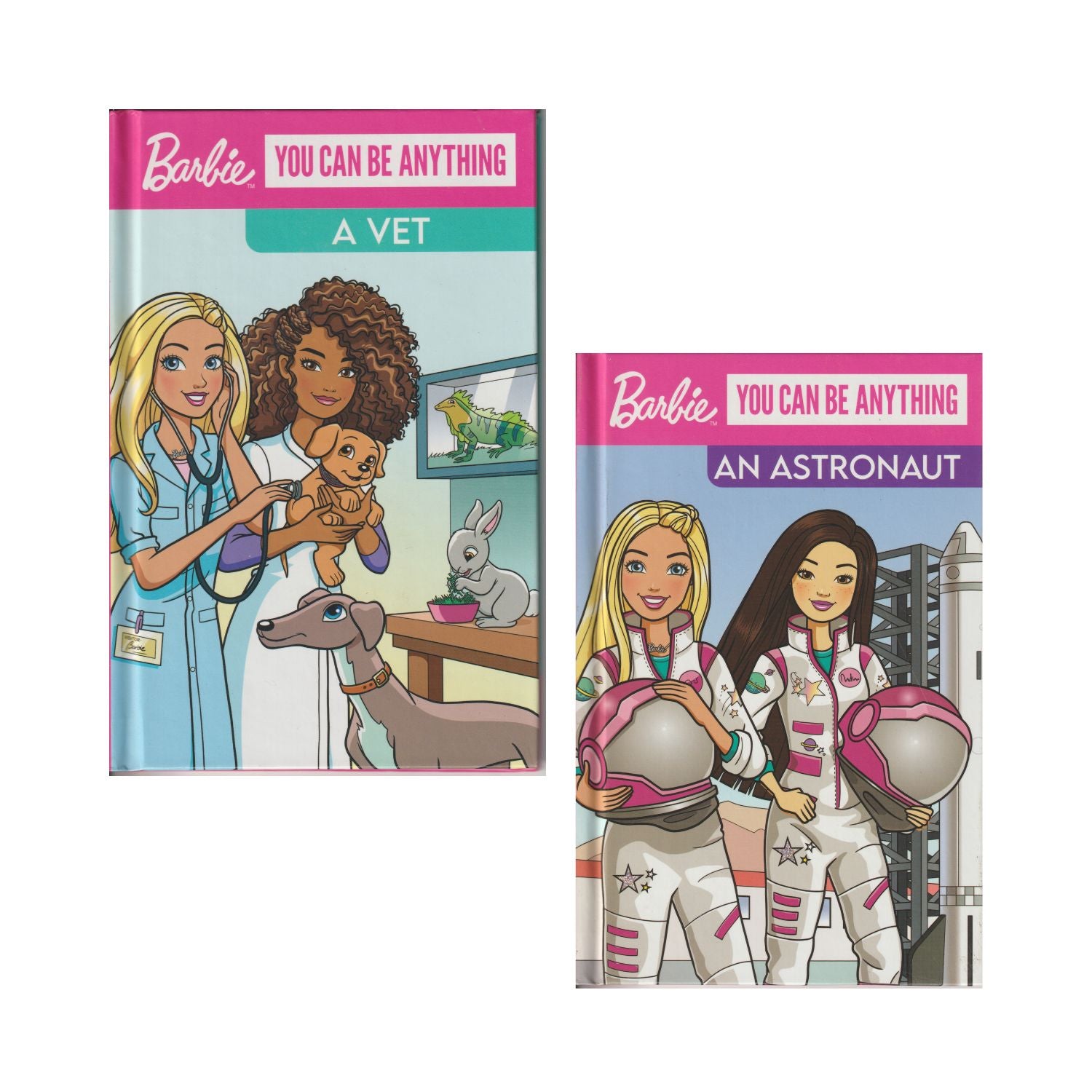 Barbie Can be Anything 2 Book Bundle - A Vet and an Astronaut
