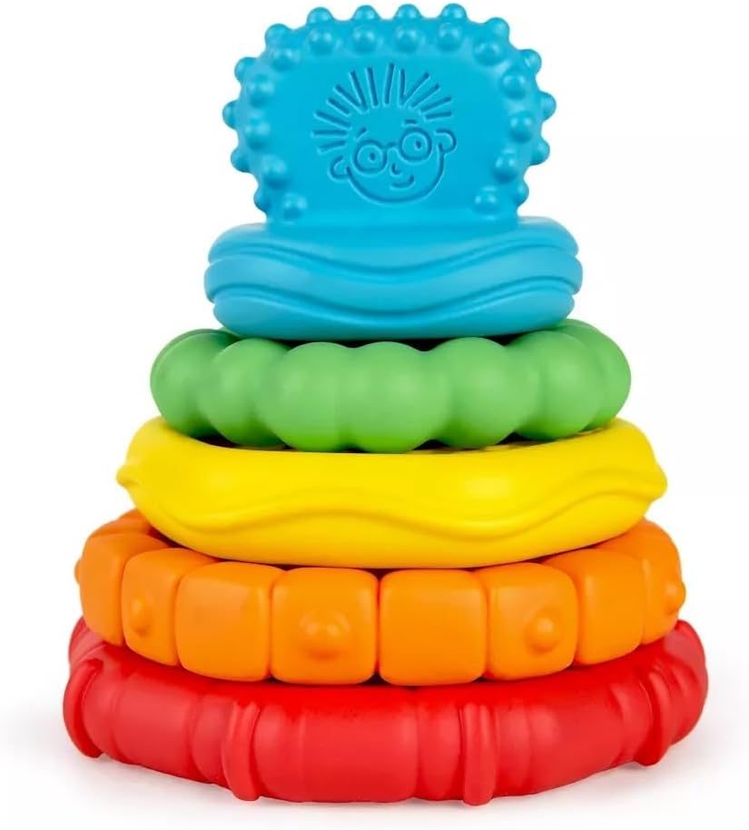 Baby Einstein Stack & Teeth Multi-Textured Teether Toy