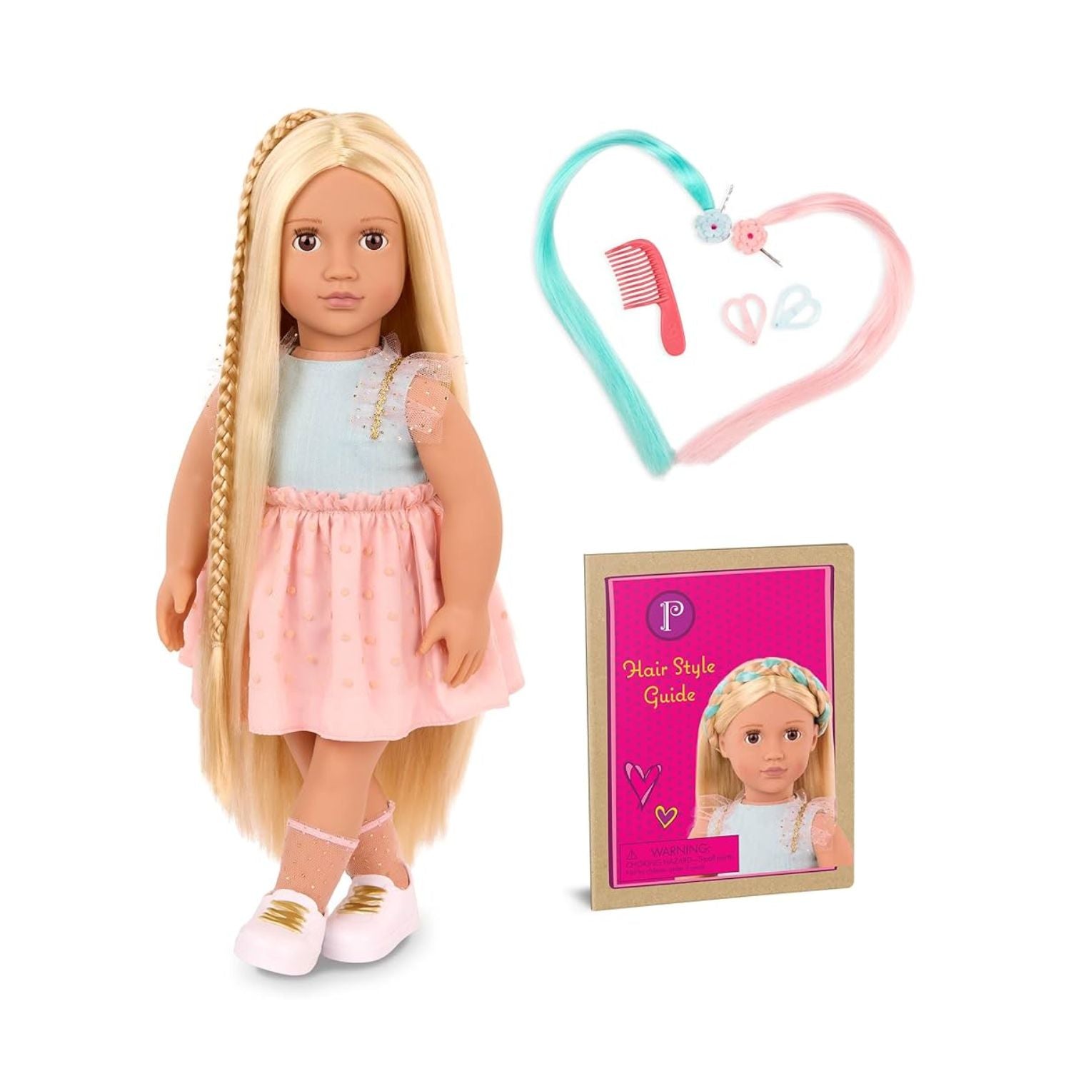 Our Generation Hairplay Doll Poppy 18inch Blonde