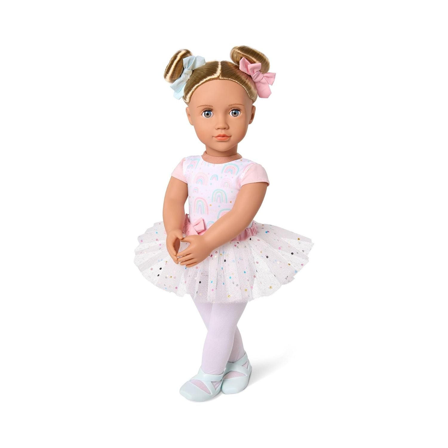 Our Generation Classic 18inch Doll Kassia with Rainbow Ballet Outfit