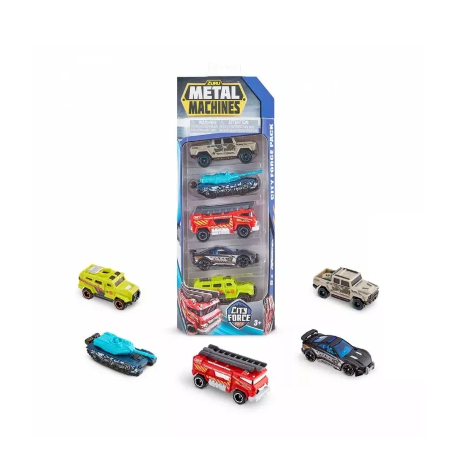 EVA Road Map Mats and 5 Metal Cars