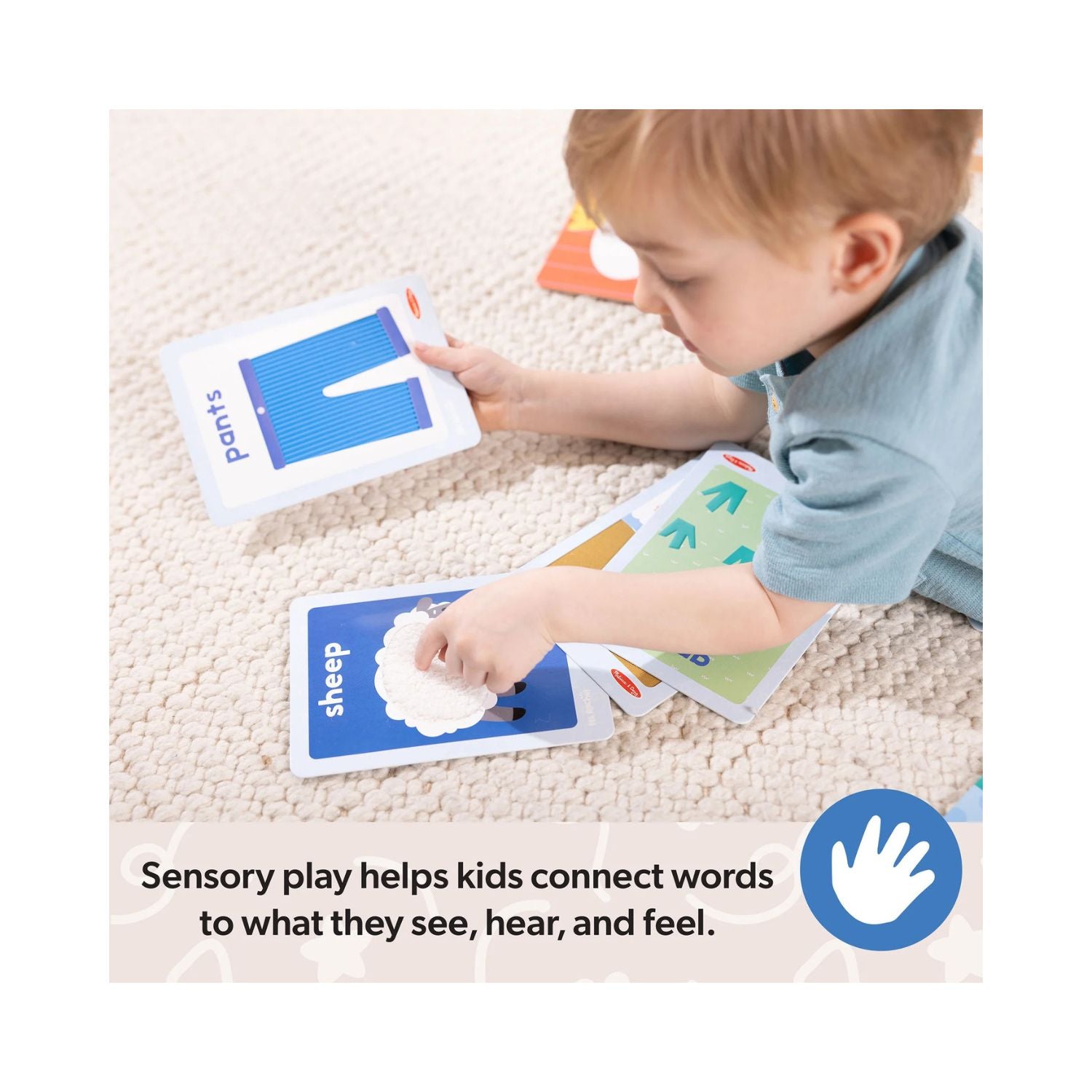 Melissa & Doug Ms. Rachel First Words Sensory Cards