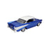 Motormax Get Low Series Diecast Scale Model – 1957 Chevy Bel Air - Candy Blue / White Scale 1:24