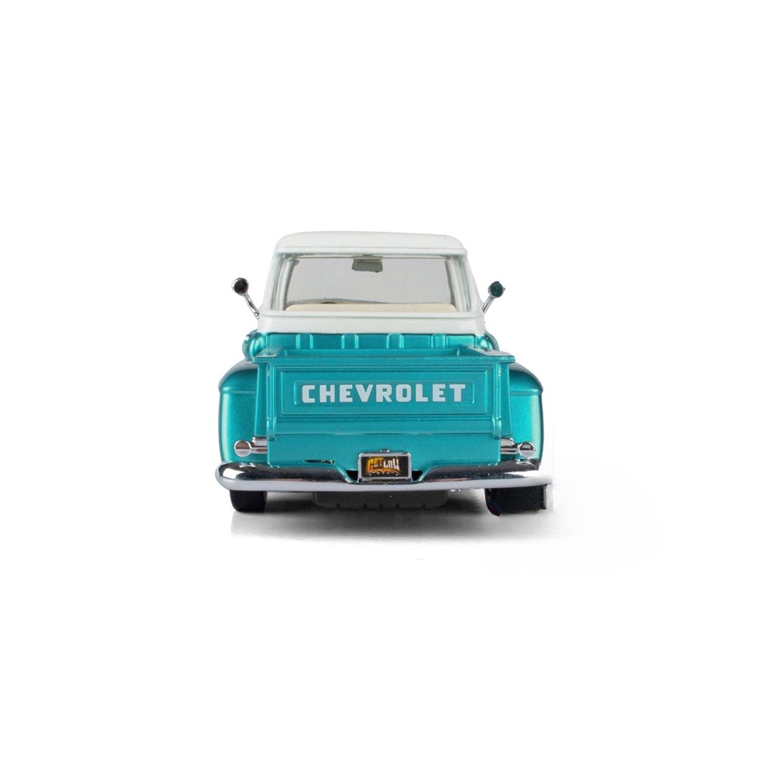 Motormax Get Low 1:24 Scale 1957 Chevy® 3100 Stepside™ Pickup Truck Pearl Green Diecast