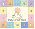 Baby's First Year Album - Patchwork - Baby Record Book