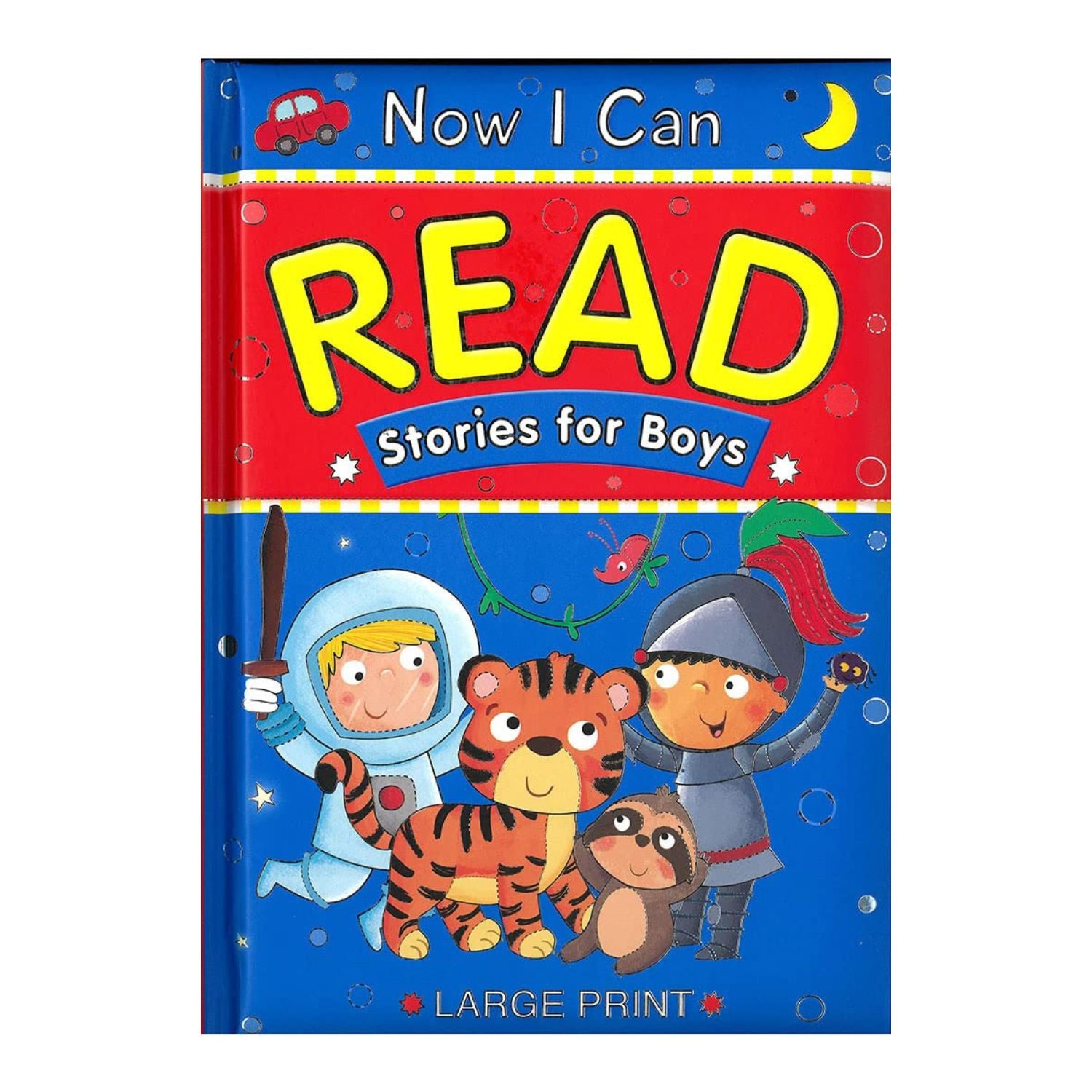 Now I Can Read -  Stories for Boys Hardcover Book