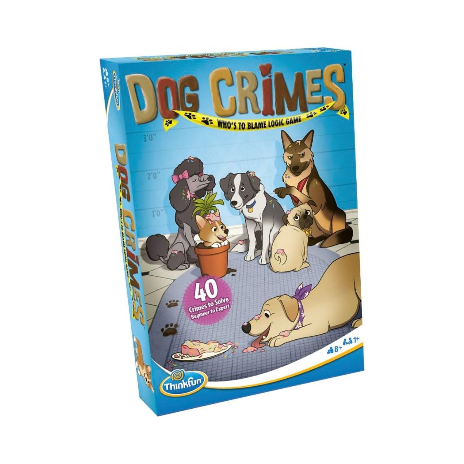 ThinkFun Dog Crimes Logic Game - Brainteaser for Kids and Adults