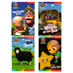 Cocomelon Nursery Rhymes Book Collection (4 Books)