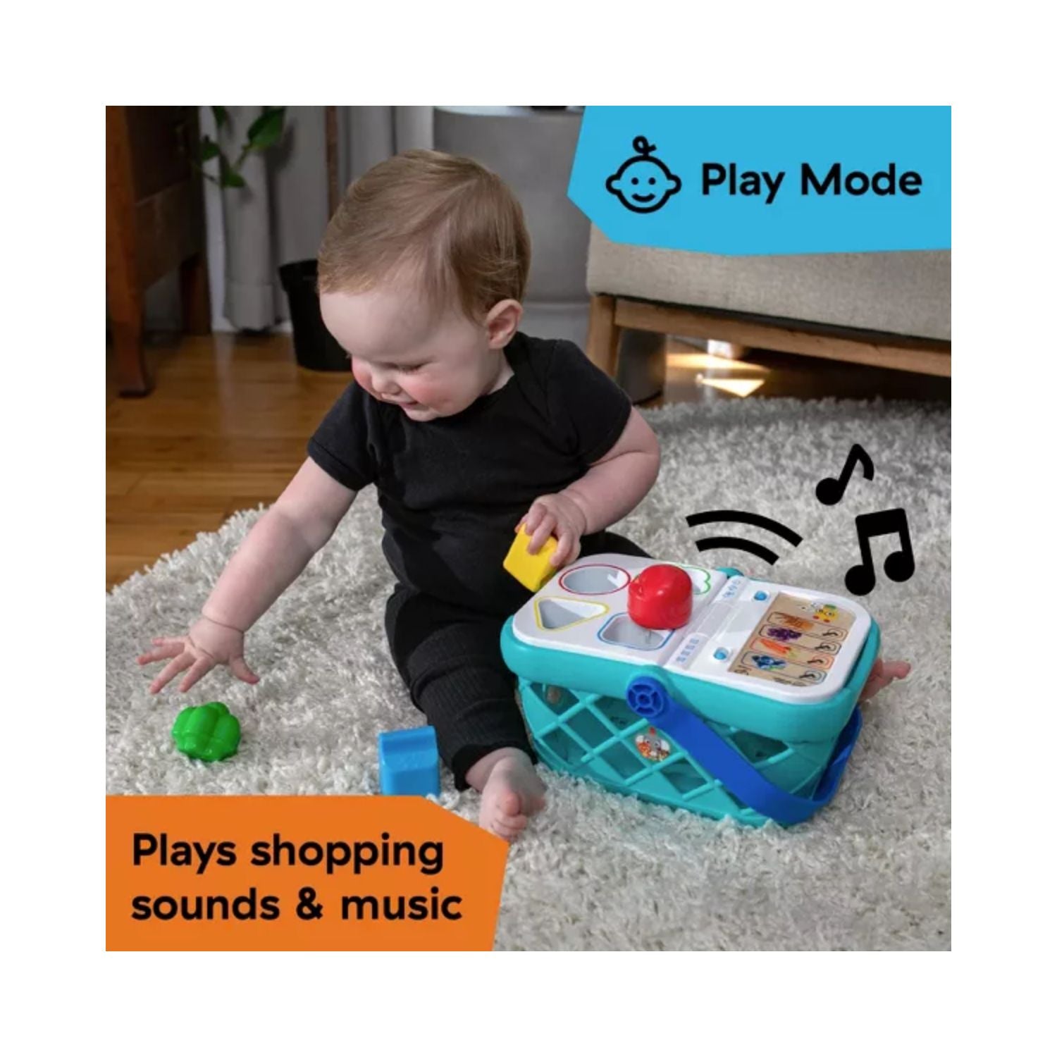 Baby Einstein Magic Touch Shopping Basket Pretend to Shop