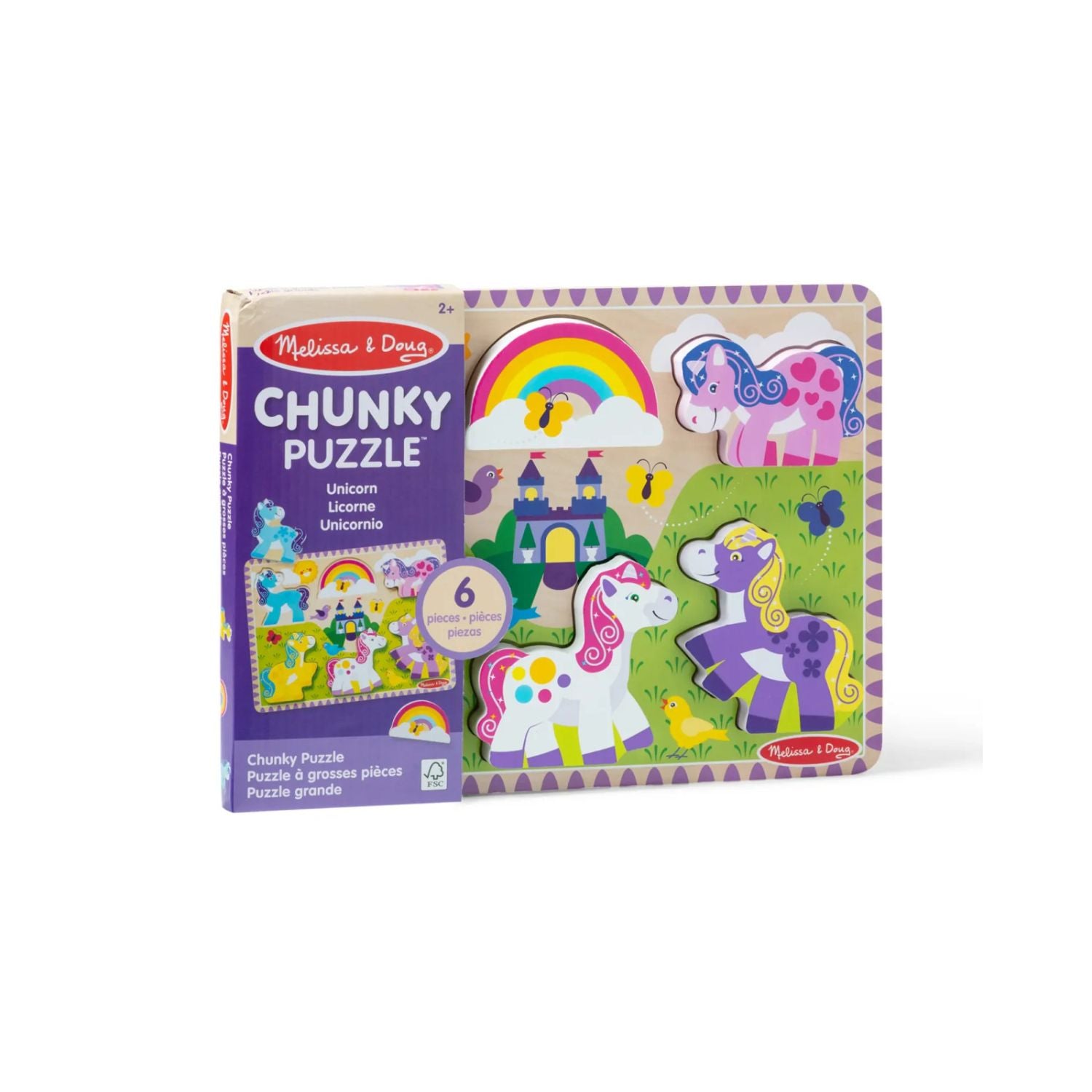 Melissa & Doug Unicorn Chunky Puzzle