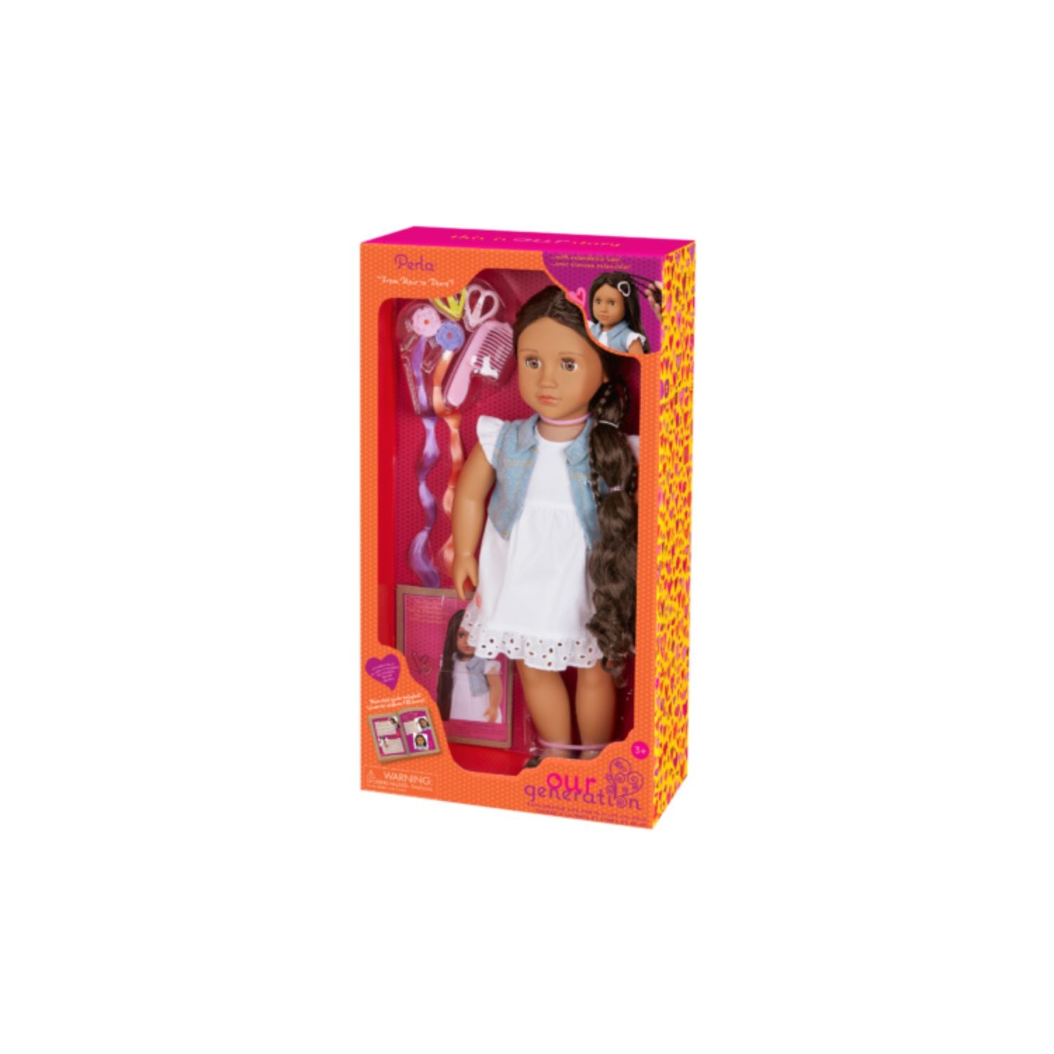 Our Generation Hairplay Doll Perla 18inch