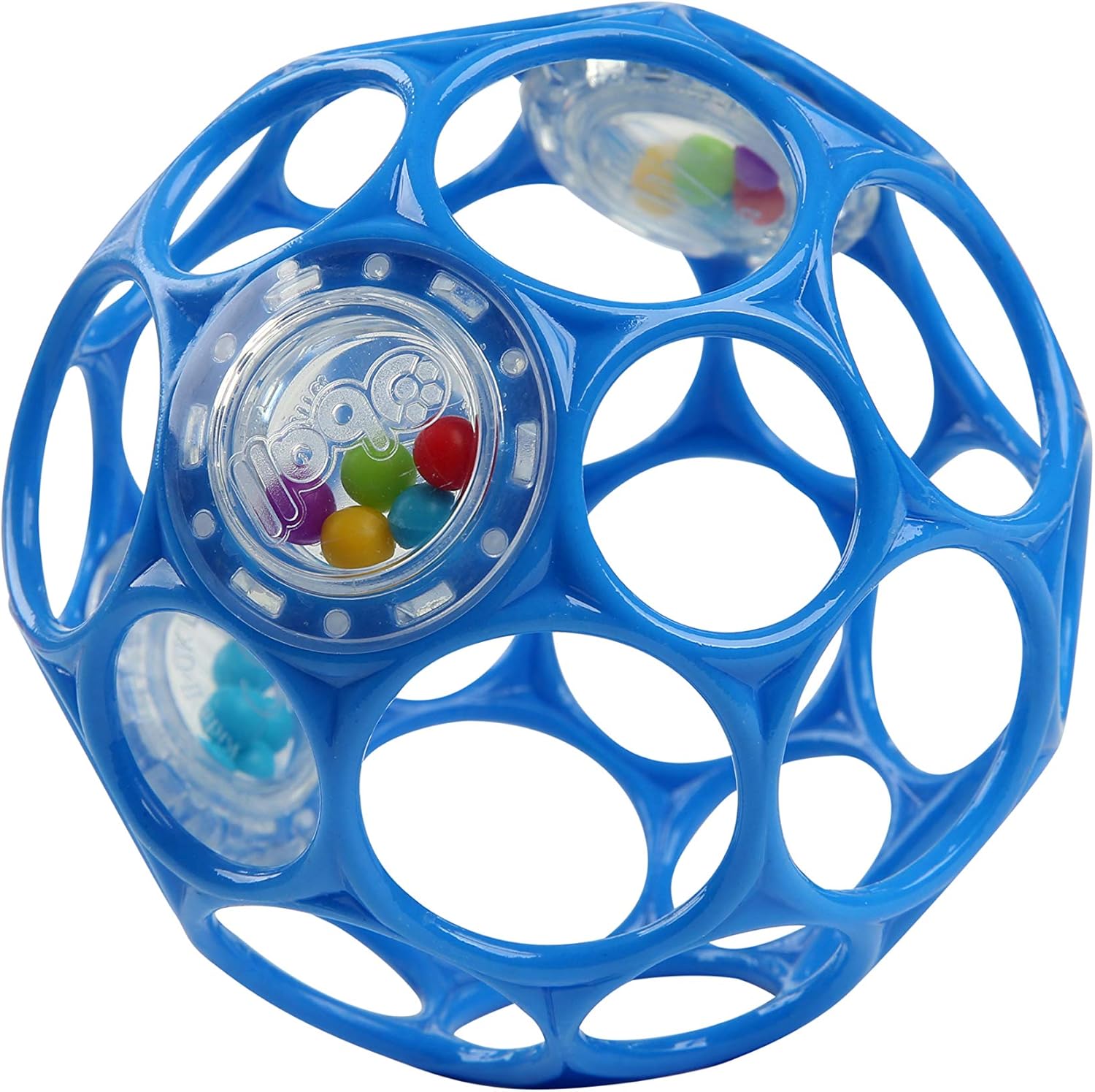 Oball Rattle Easy Grasp Ball - Blue