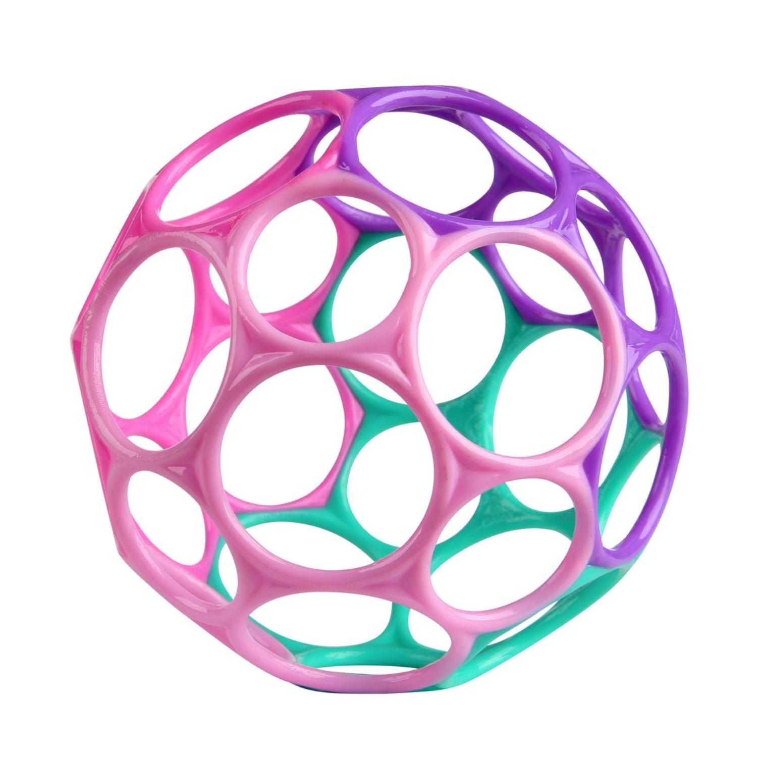 Bright Starts Oball Classic Easy-Grasp Ball  Pink/Purple