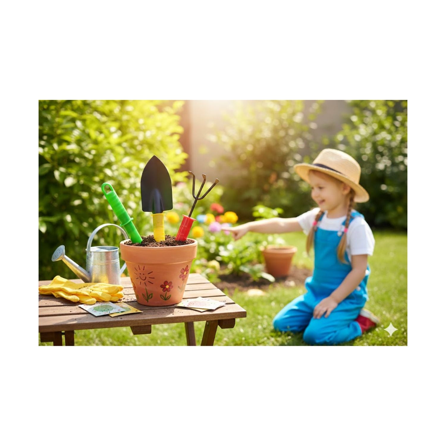 3-Piece Kids' Garden Tool Set