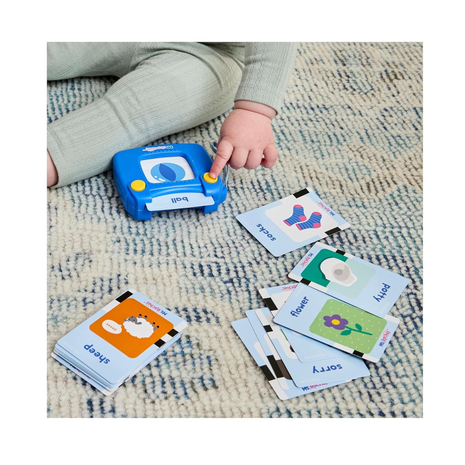Melissa & Doug Ms. Rachel Official First Words Talking Flash Cards