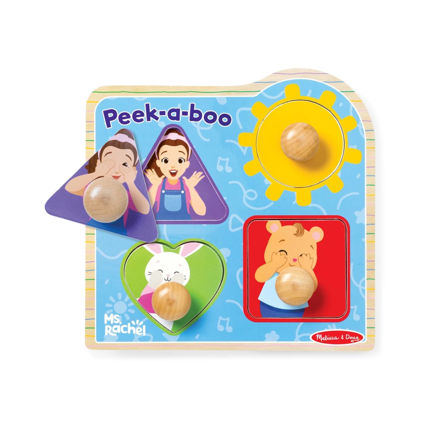 Melissa & Doug Ms Rachel Jumbo Knob Puzzle