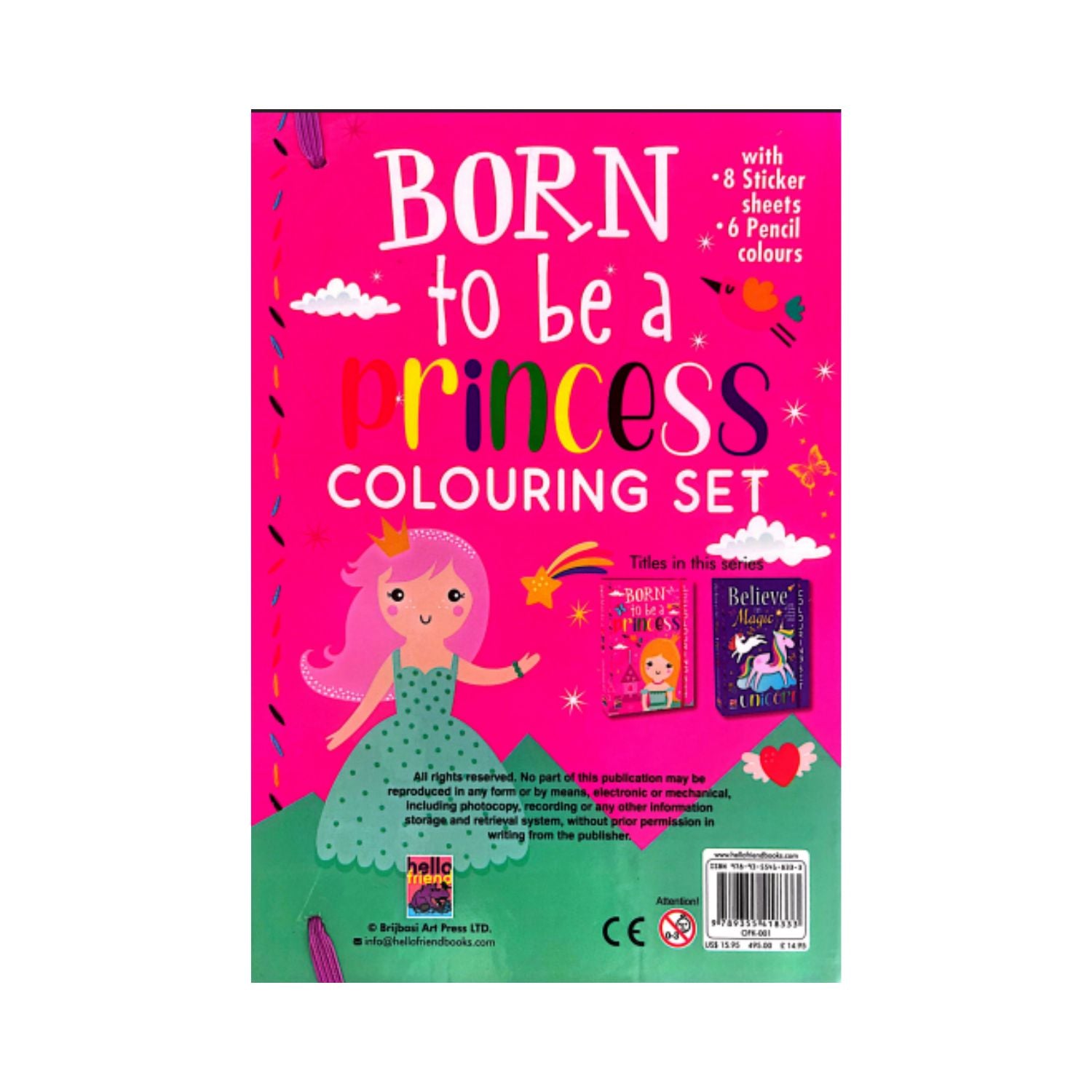 Born to Be a Princess - Colouring Set