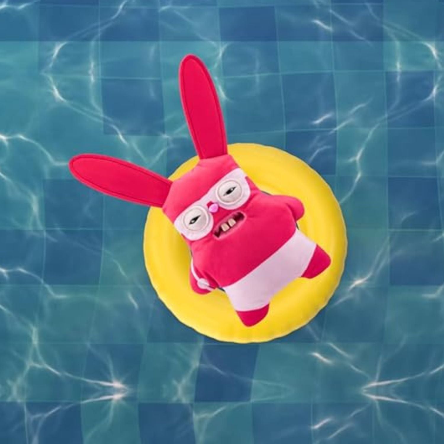 Fuggler Vacay Vibes by ZURU, Funny Ugly Monster - Rabid Rabbit - Red