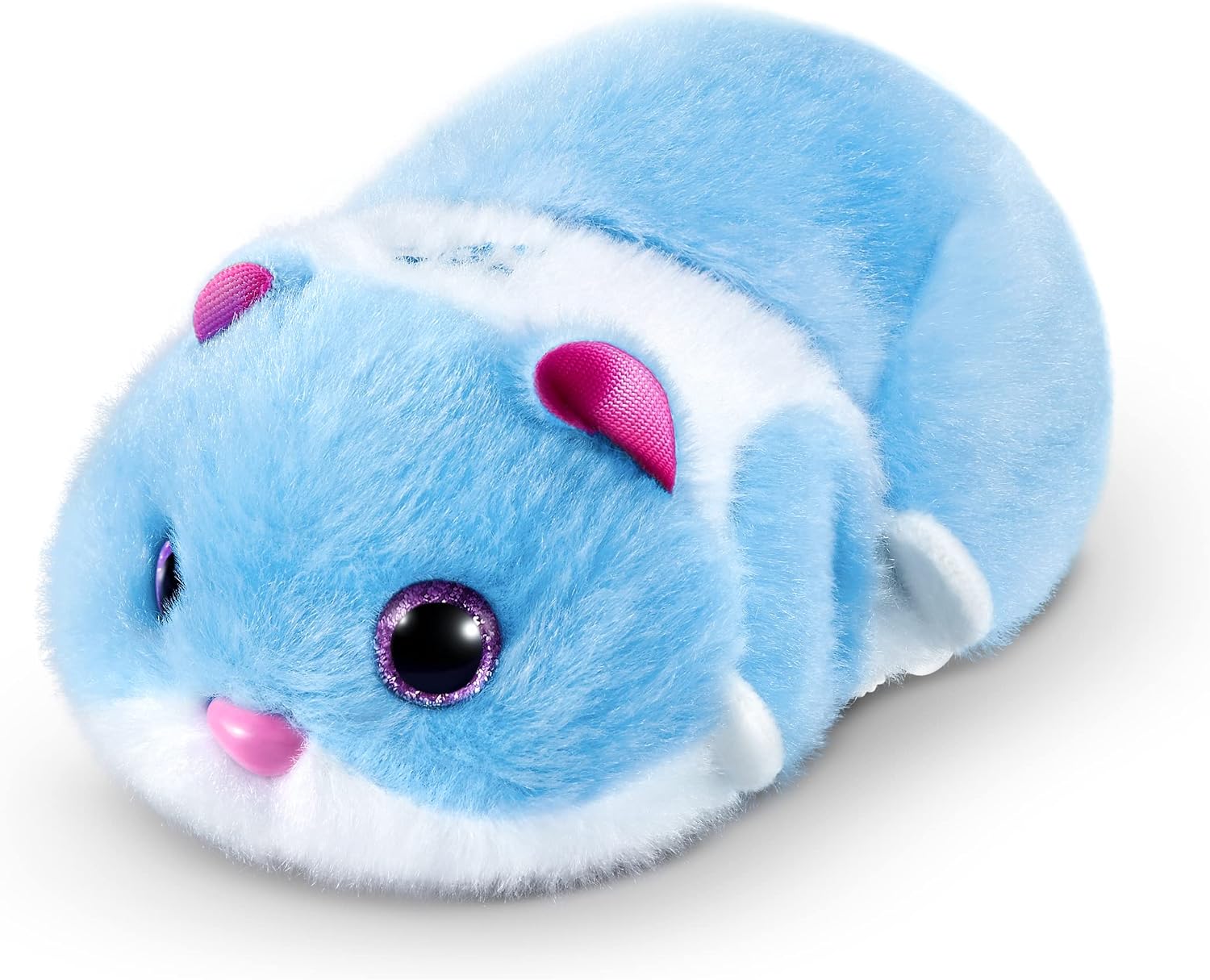 ZURU Pets Alive Hamstermania- BLUE - Interactive Running Hamster & Ball Collectible Toy