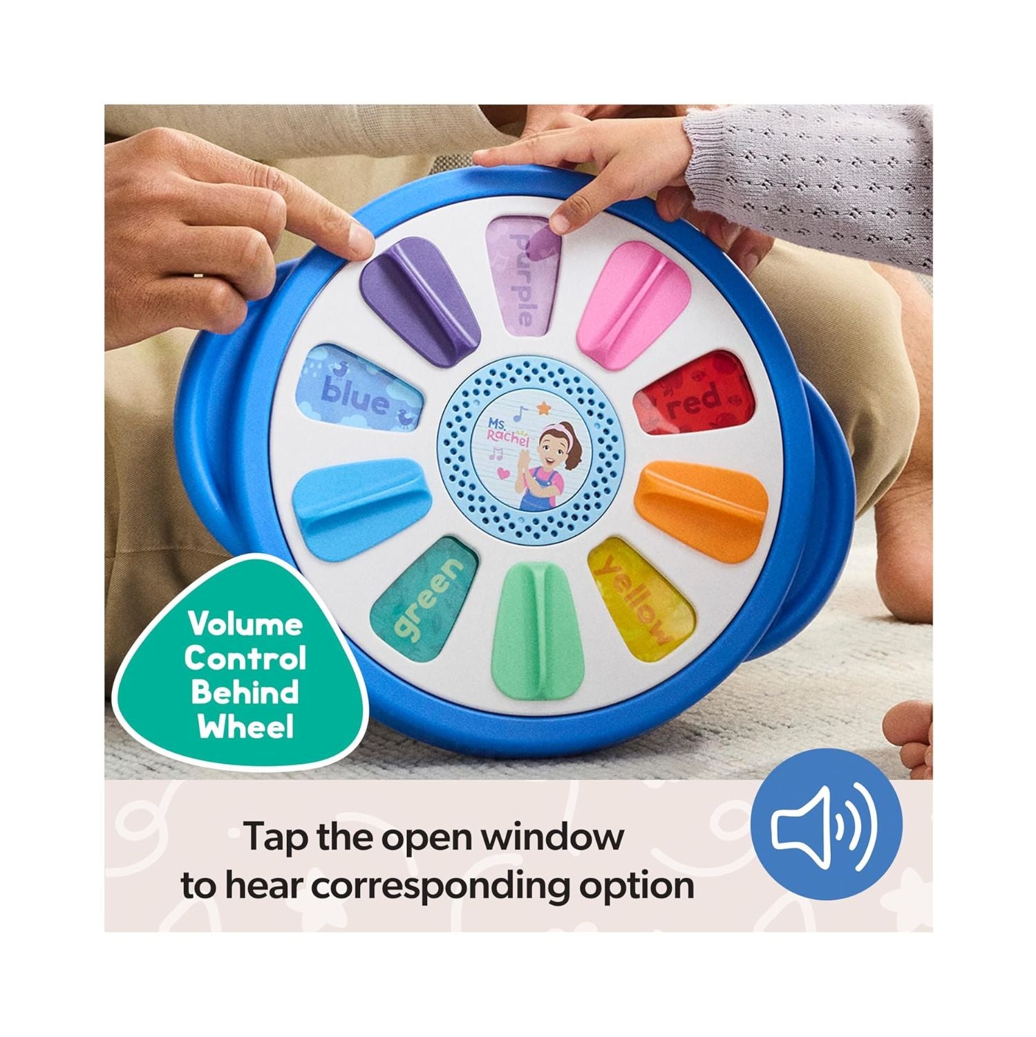 Melissa & Doug Ms. Rachel Spin and Sing Learning Wheel