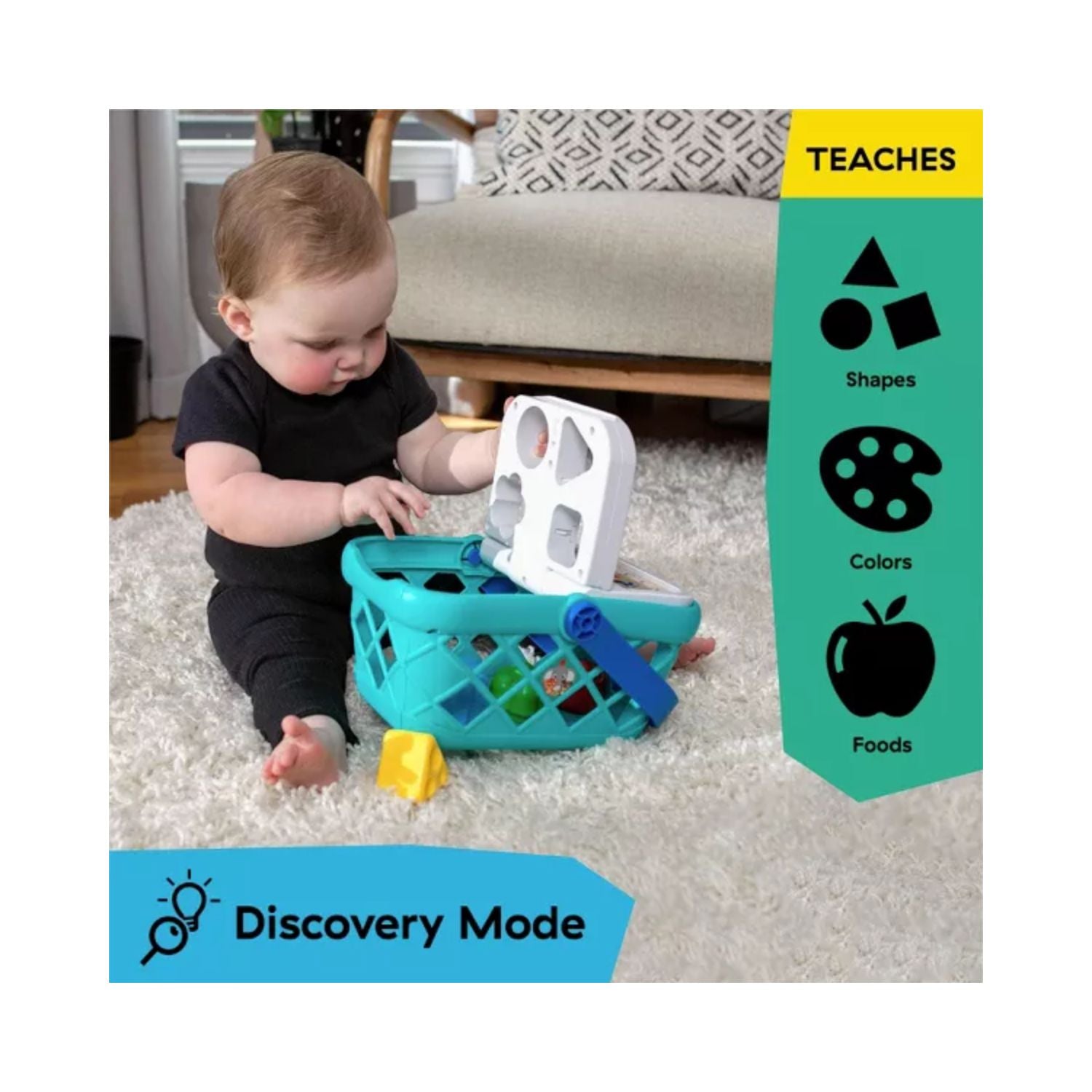 Baby Einstein Magic Touch Shopping Basket Pretend to Shop