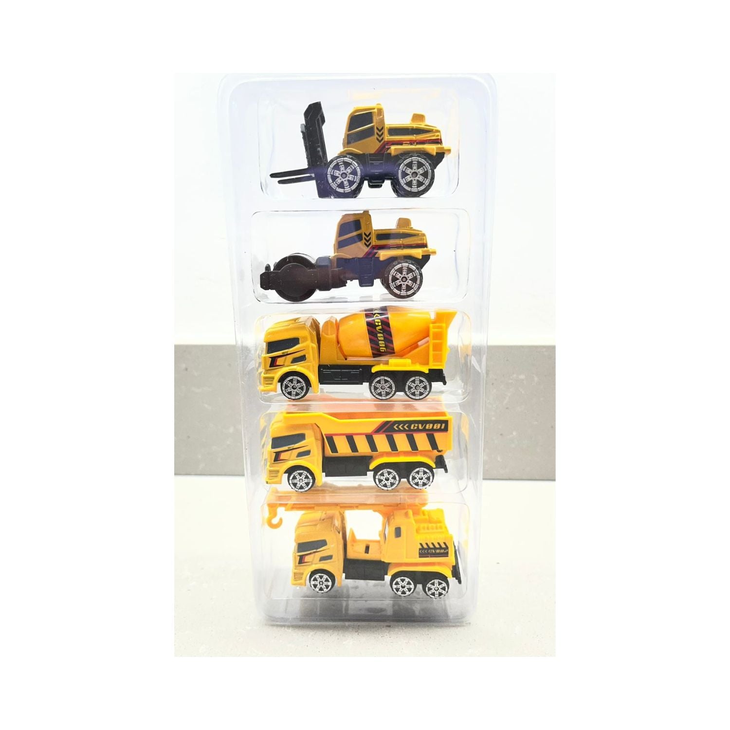 Motormax 5-Piece Die-Cast Construction Vehicle Set